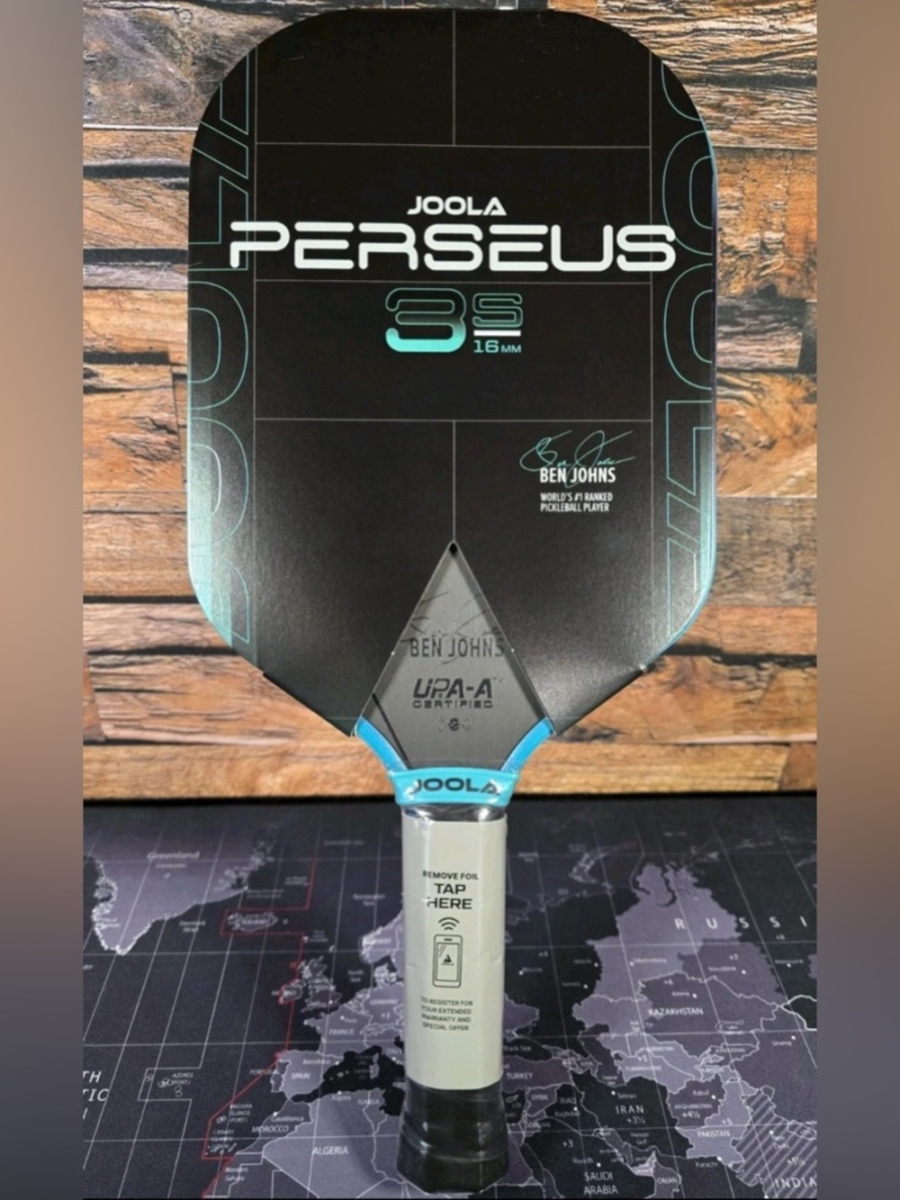 New! Joola Ben Johns PERSEUS 3s 16mm Pickleball Paddle - Carbon Face